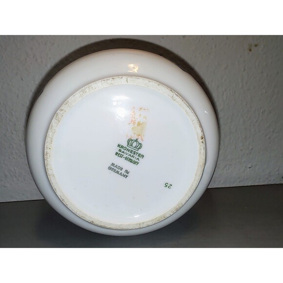 Kronester Bavaria West Germany Christmas Tree Bowl Planter  4.75x5.5” High - Picture 4 of 14